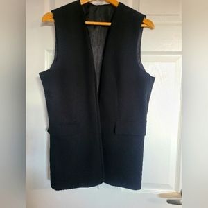 RICKI'S (NEW) Black Vest w/2 Pockets (Lined Inside)